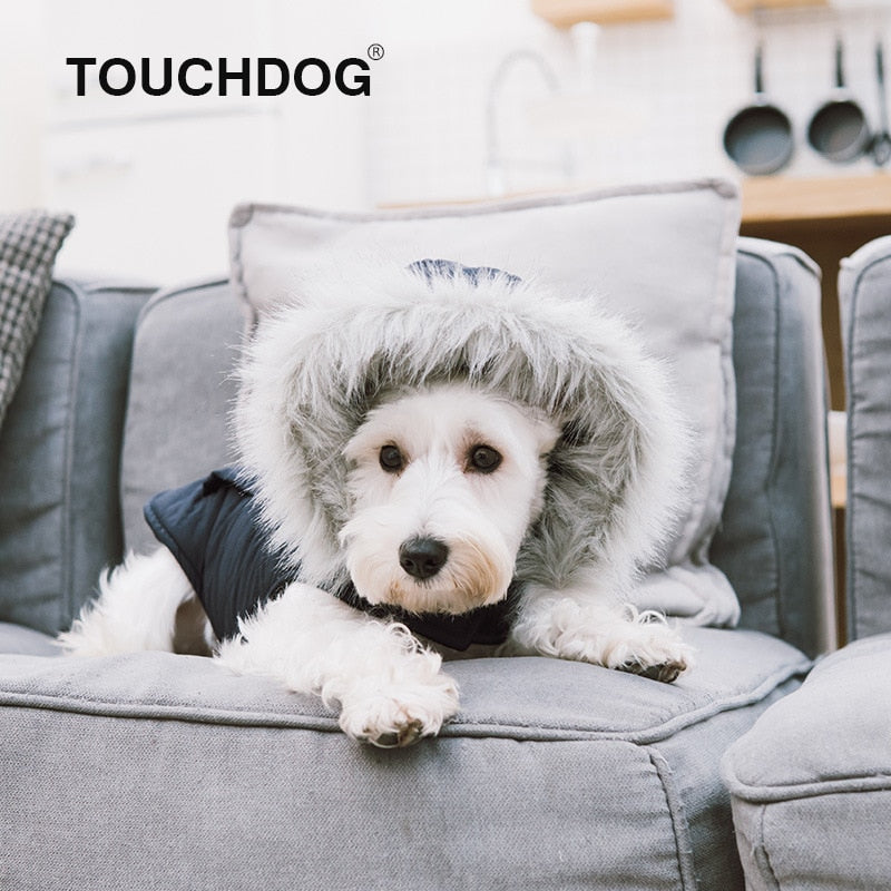 Dog Coat Clothes Winter Padded Thickening Dog Costume Windproof Warm Dog Coat And Jacket Clothes For York Dogs Winter