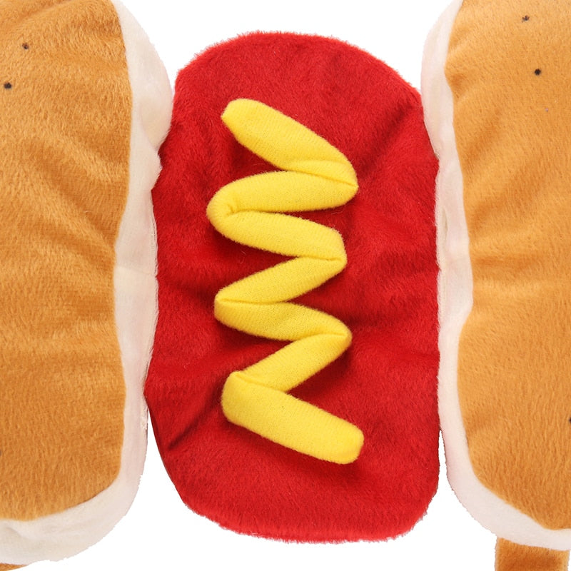 Funny Halloween Costumes For Dogs Puppy Pet Clothing Hot Dog Design Dog Clothes Pet Apparel Dressing Up Cat Party Costume Suit