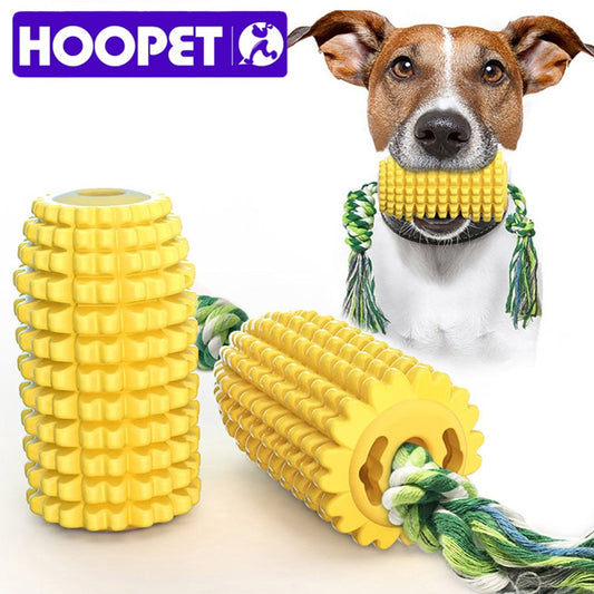 HOOPET  Pet Dog Toys Dog Molar Stick Toy Funny Interactive Dog Chew Toy For Dog Tooth Clean Corn Molar Stick Pet Dog Teeth Brush