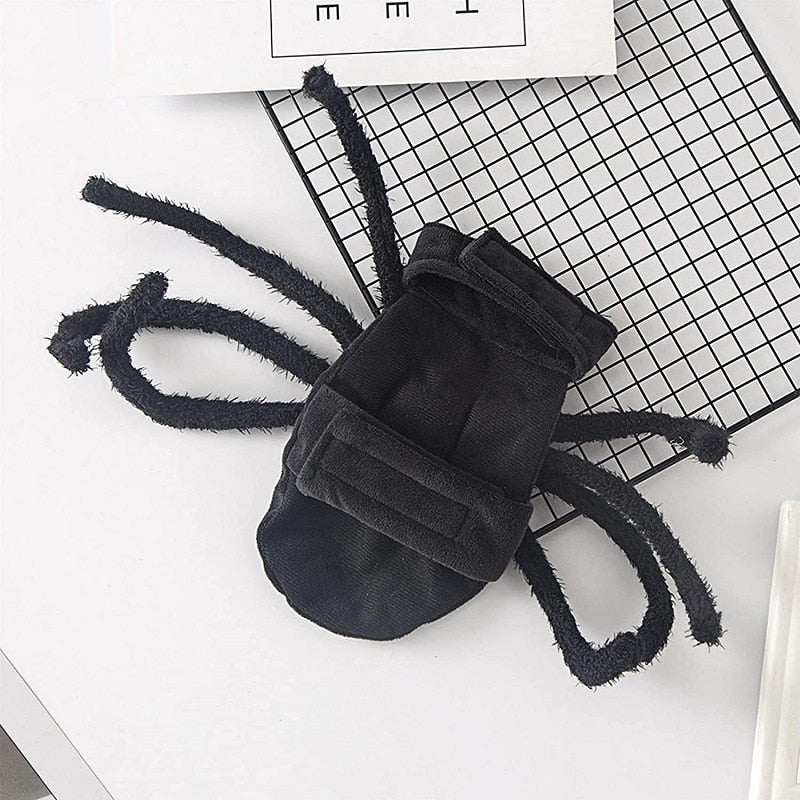 Halloween Pet Spider Clothes Simulation Black Spider Puppy Cosplay Costume For Dogs Cats Party Cosplay Funny Outfit Dropshipping