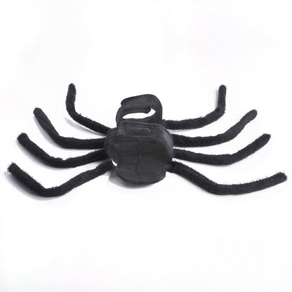 Halloween Pet Spider Clothes Simulation Black Spider Puppy Cosplay Costume For Dogs Cats Party Cosplay Funny Outfit Dropshipping