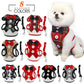 Elegant Bow Dog Collars Necktie Traction Rope Christmas Pet Harness for Small Medium Dogs Cat Chest Strap Dog Accessories