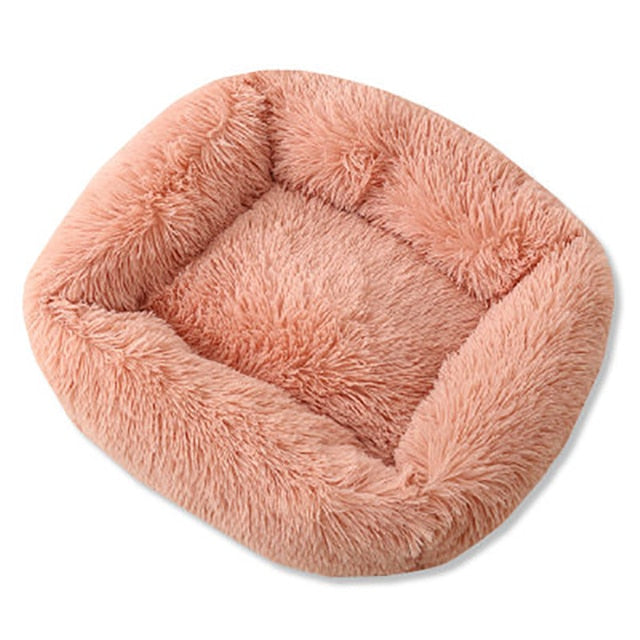 Square Super Soft Dog Bed Warm Plush Cat Mat Dog Beds For Large Dogs Puppy Bed House Nest Cushion Pet Product Accessories