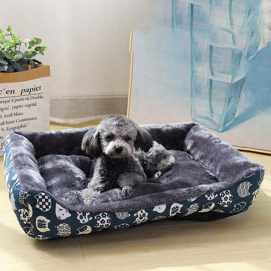 Pet Dog Bed Mat Kennel Puppy Sofa Cushion Basket For Small Large Medium Breeds Dogs Supplies Animals Accessories Cat House Bed